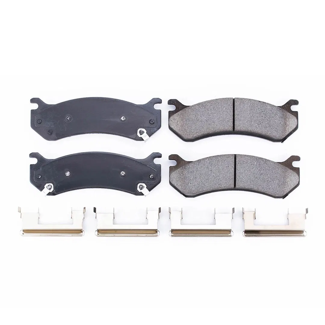 17-785 – POWERSTOP Brake Pad, FMSI Number D785 Ceramic Brake Pads Set Of 4 With Premium Stainless Steel Hardware